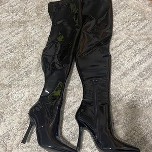 NEVER WORN! Steve Madden Viktory Over the Knee High Hell Boot